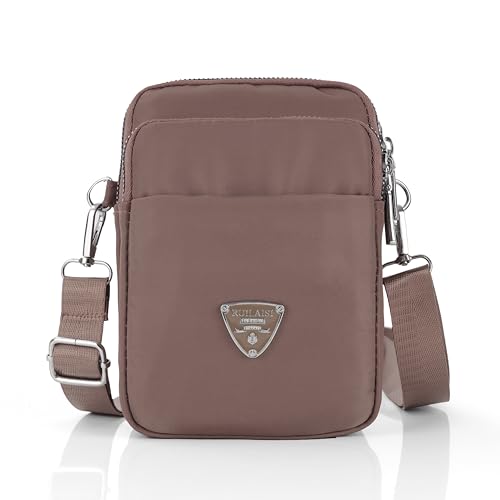Image of J I Women's Small Cross-Body Phone Bag Stylish Mobile Cell Phone Holder Pocket Purse Wallet Sling Bag Mini Shoulder Bags