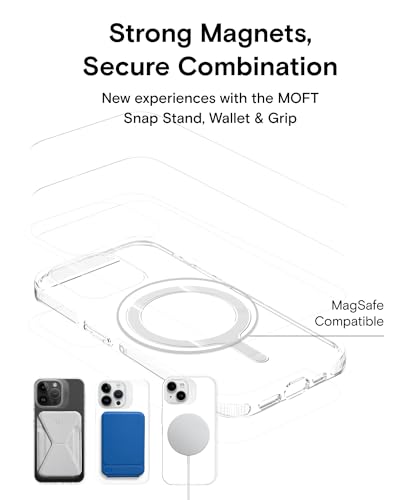 Coque pour iPhone 15 Pro MOFT MagSafe protection premium transparente claire