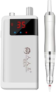 BAZPUR MART® Professional Electric Nail Drill for Manicures & Pedicures - Powerful 35000 RPM, Portable & Rechargeable Price In India