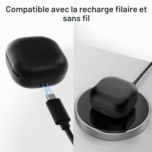 Boîtier de charge 700mAh pour Galaxy Buds 2 Pro avec bouton de synchronisation