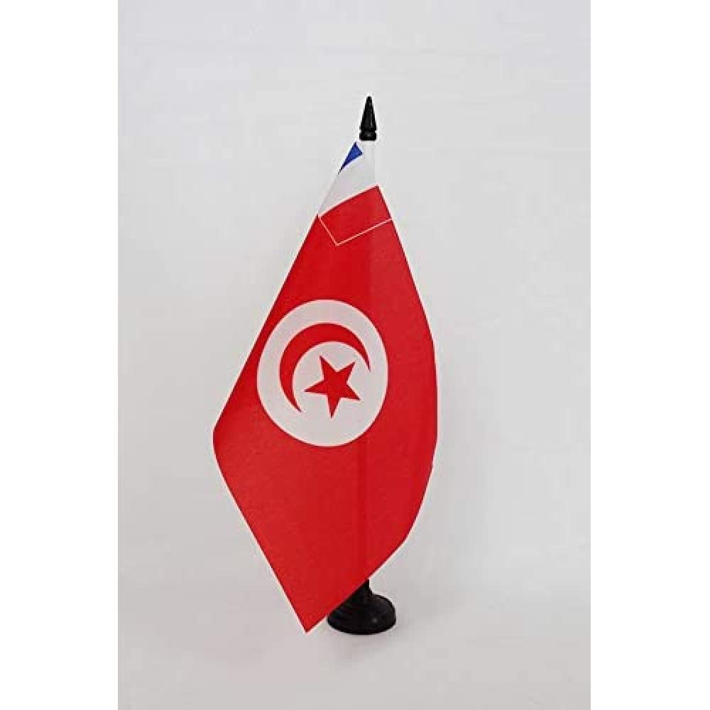 AZ FLAG French protectorate of Tunisia 1881-1956 Table Flag 5'' x 8''