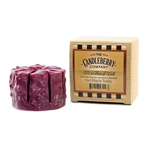 Candleberry Scented Candle Melts | Best Wax Melts for Candle Warmers | Scented Wax Melts | Cake Simmering Tart Melt (Hot Maple Toddy) Cover