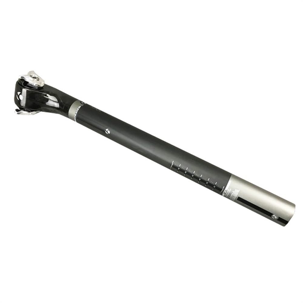Fahrradsattelstütze UD Carbon Rennrad/Mountainbike Fahrradsattelstütze 5/20 Grad glänzend Schwarz 189g Fahrradteile 27,2/31,6mm Fahrradsattelstütze (B)