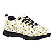 AmzPrint Lemon Print Comfort Lightweight Unisex-Child Jogging Sneakers Casual Fashion White Tennis Shoes for Girls Size 6