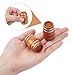 NBEADS 6 Pcs Miniature Wooden Barrel, 1x1.6 Inch Mini House Drink Accessories Beer Barrel Figurine Model for Fairy Garden Bar Micro Landscape Decoration Oktoberfest Decor