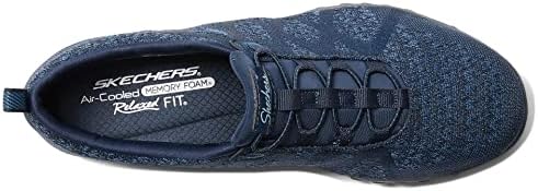 Skechers Women's Breathe Easy-Infi Knity Sneaker, Navy, 9 | Image 1