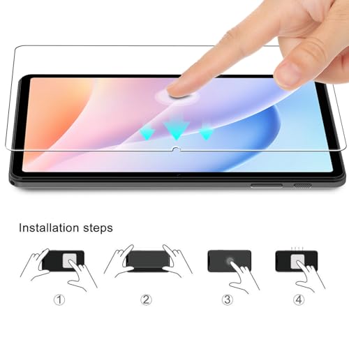 WD&CD Schutzfolie Kompatibel mit Doogee Tab A9/A9 Pro 10.1, 2 Stück [Hohe Empfindlichkeit][Anti-Fingerabdruck] 9H Härte Anti-Kratzen Gehärtetes Glas Displayschutz Kompatibel mit Doogee A9 10.1 Zoll
