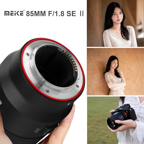 Image of Meike 85mm f1.8 SE II Full Frame STM High Resolution 8K Auto Focus Medium-telephoto Lens Fixed Prime Portrait Lenses for Sony E Mount Mirrorless Cameras A9 A7II A7RII A7 A7R3 A7R4 A7IV A7C A7SIII