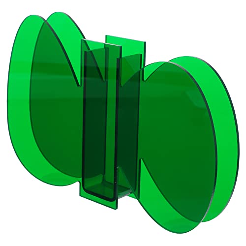 Healifty 8 Pack Acrylic Clear Vase Acrylic Leave Vase Leaf Shape Test Tube Vase Decorative Flower Vase Bouquet Holder: Leaf #TOP2