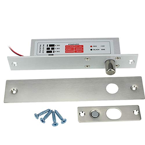 Serrure électrique à pêne dormant avec verrou intelligent électronique NC robuste - 4