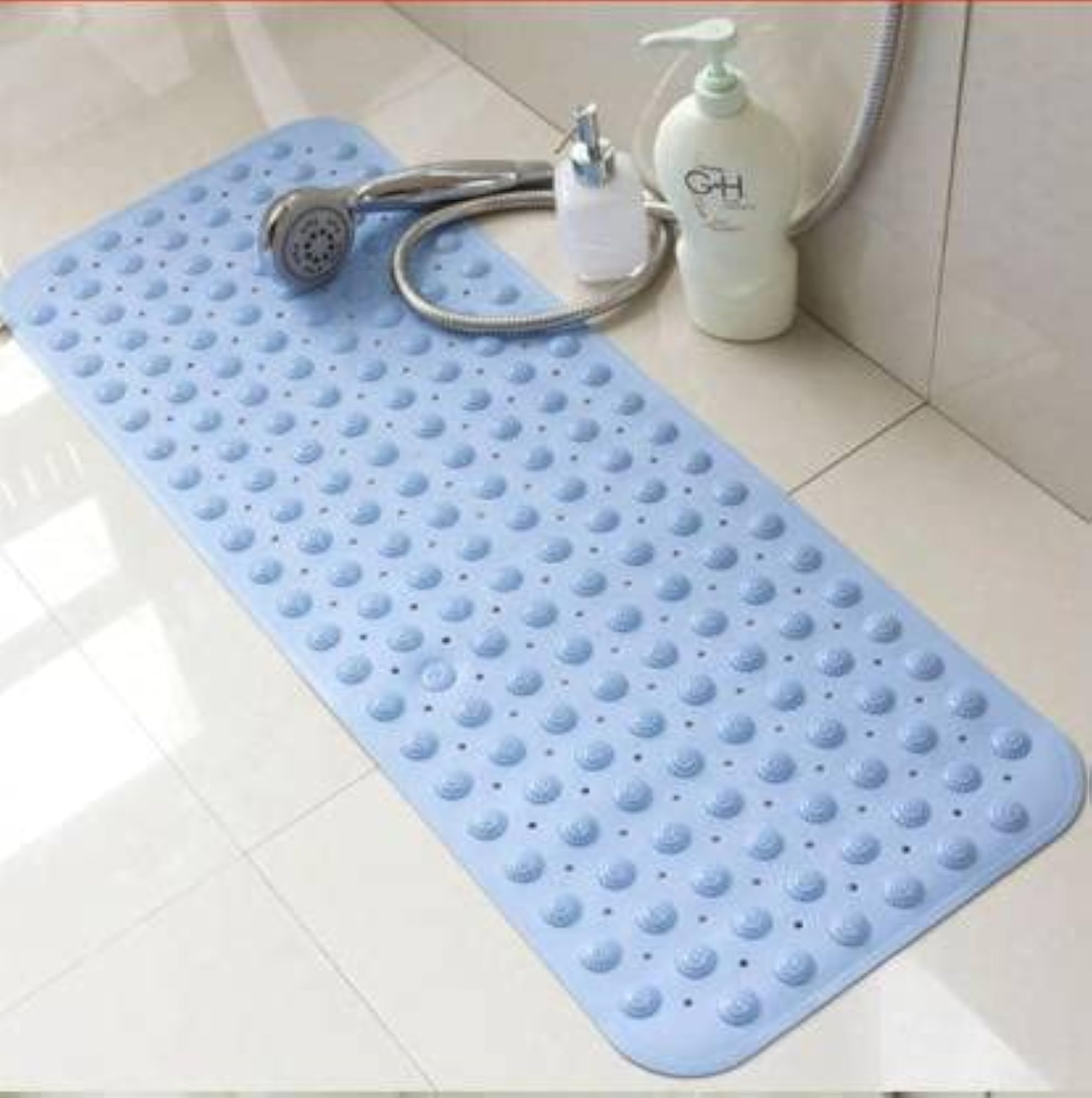 Anti Slip, Anti Bacterial Silicone Rubber Bath Mat