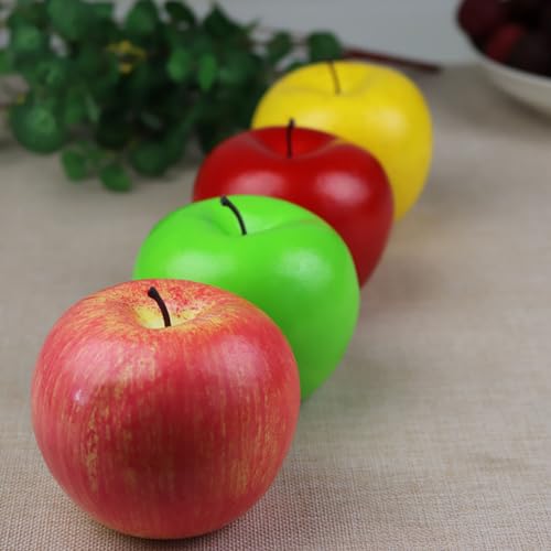 Image of Ulalaza 10PCS Fake Fruit Artificial Realistic Model Lifelike Decorative Foam Fruits & Vegetables for Hand Made Home, House Kitchen Party Decoration Desk Ornament