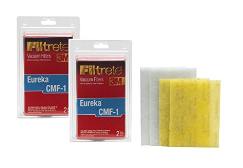 3M Filtrete Eureka CMF-1 Allergen Vacuum Filter, (4 Filters)