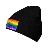 BQUOUQ Knit Hats Anderson Rapper Paak Beanie Hat Cuffed Winter Hat Skull Watch Cap for Men and Women Fisherman Beanies for Outdoors Black