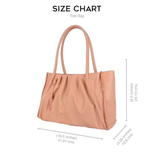 Image of Blackberry Peach Large Tote Bag