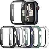 Modèles compatibles : cet accessoire parfait est construit avec un protecteur d'écran en verre trempé conçu pour Apple Watch 44 mm SE (2023, 2022 et 2020) séries 6/5/4/SE, assurez-vous simplement de choisir la bonne taille pour votre propre montre