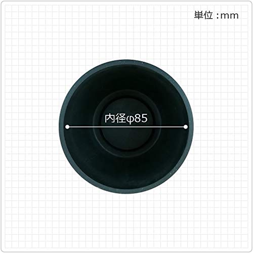 Amazon | 植木鉢 合成樹脂 軽量 ブラックポット 鉢底穴無し (10cm