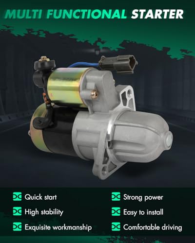 Image of SCITOO Starter Motor fit for Nissan for Altima 2.4L 1993-1997 Replacement Starter 17478