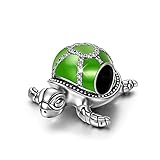NINAQUEEN Sea Turtle Mom Charms Fits Charms Bracelets Sterling Silver Bead Dangle Birthday...