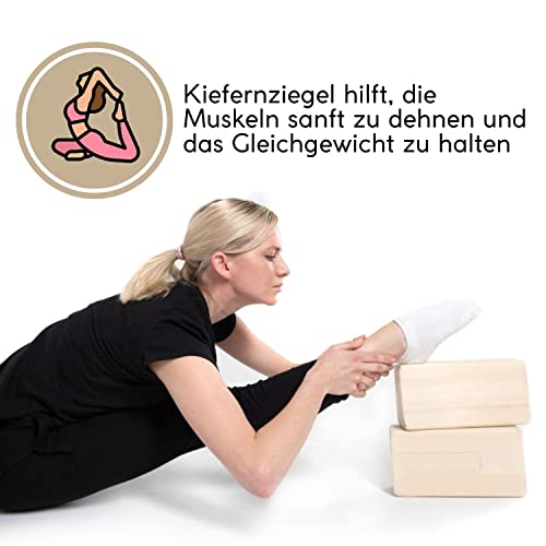 RamaYoga Yoga Block Natural Wood - Brick