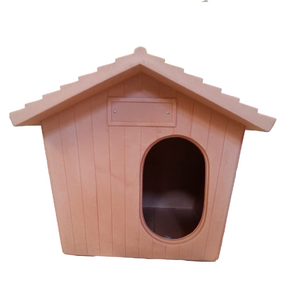 Caseta de exterior para perros de resina, resistente, resistente