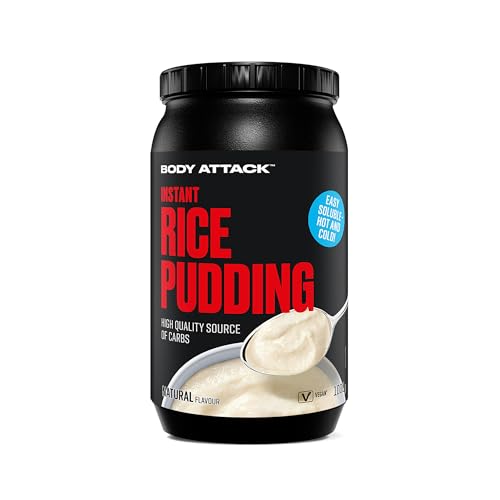 Body Attack Nutrition | Instant Rice Pudding (1kg) | Cremas de arroz | Sin gluten, sin lactosa