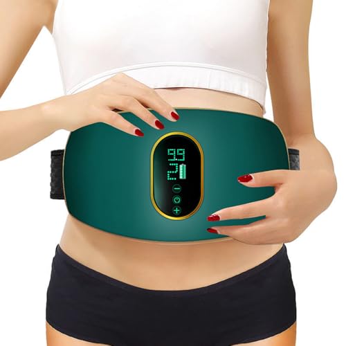 Cinturón de Cintura eléctrica - Períodos Cinturón de Calor | Dispositivo de Entrenamiento de Fiesta de vibración Ajustable | Almohadas de calefacción eléctrica para del Dolor Durante la Espalda