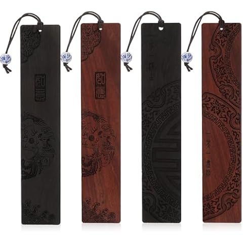 COMNICO Handmade Wood Bookmarks Cover