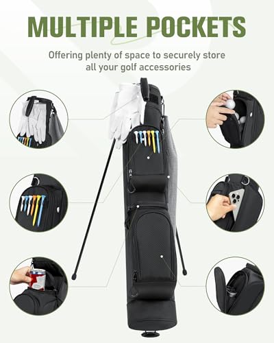RIOROO 3-Way Divider Golf Stand Bag