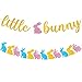 MALLMALL6 Little Shark 12 Months Photo Banner Newborn Monthly Milestone Photos Banner Sharks Theme 1st Birthday Decoration Party Supplies Toddler Cake Smash Photo Props for One Year Old Boys Girls
