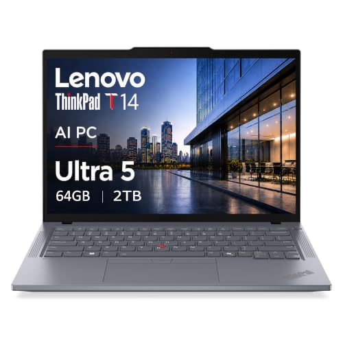 Image of Lenovo ThinkPad T14, 14 inch FHD+, Intel Ultra 5 125U, 64GB DDR5 RAM, 2TB SSD