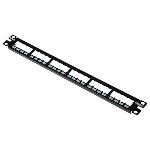 Panel de parcheo de 24 puertos modular 1U Panduit para organización de red eficiente 2