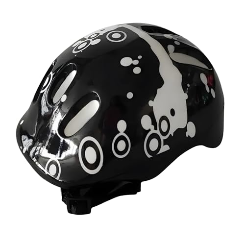 Kit Proteção Infantil Capacete Joelheira Cotoveleira para Meninas Rosa (Preta)