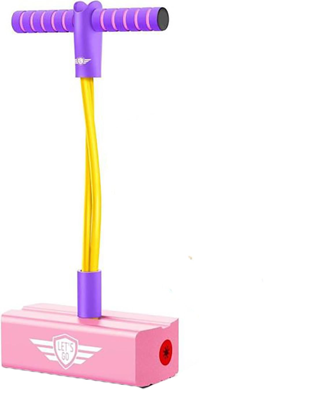 ONISHOMES Kids Pogo Jumper Fun & Safe Pogo Stick for Toddlers, Safe & Fun Bouncing Toy for Indoor & Outdoor Play, Durable Foam Bungee Jumping Stick Makes Squeaky Sounds Improves Balance (Multicolor)