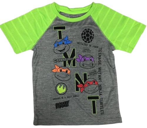 Teenage Mutant Ninja Turtles TMNT Boys Active Dry Fabric T-Shirt