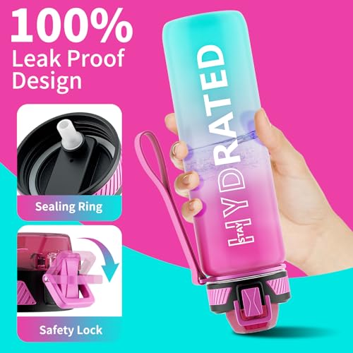 Qlur WB-A01 Water Bottle With Straw thumb #3