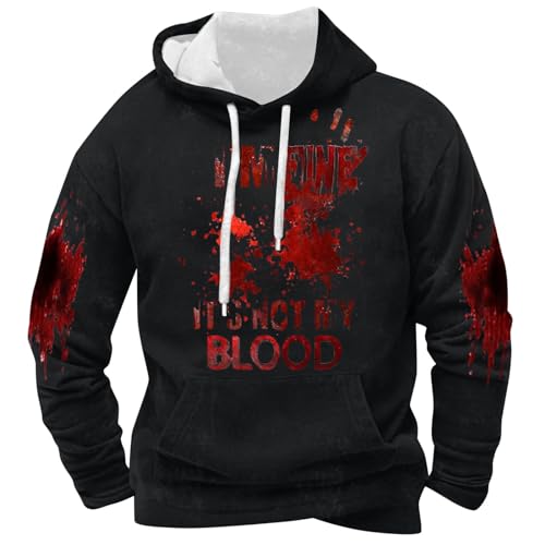 Sweat capuche homme col V Percussion blanc en molleton chaud pour le travail d'automne