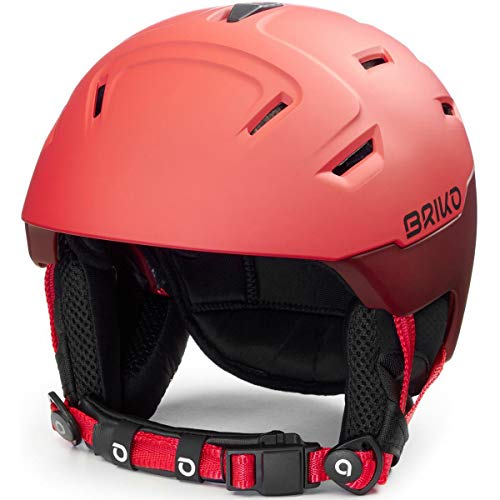 Briko Storm 2.0 Casco De Esquí Snow, Adultos Unisex, Matt Red Rome-Deep Red, 53-55 Cm Briko Storm 2.0 Casco De Esquí Snow, Adultos Unisex, Matt Red Rome-Deep Red, 53-55 Cm