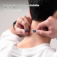 SANTLET Ausweishalter mit Umhängeband, Weiches Silikon, Ausziehbare Schnur – Ansicht 5