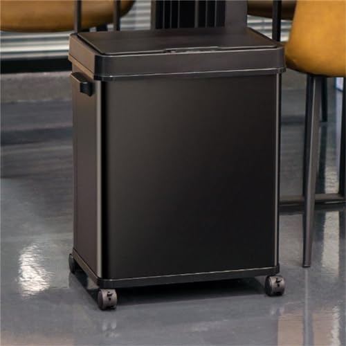 Cubo de basura con sensor y tapa de 55 CM contenedor doméstico y comercial 2