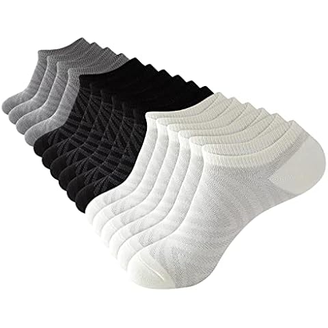 Sock Amazing No Show Socks 8 Pairs Colorful Ankle Socks Bamboo Rayon Size 9-11 Cover