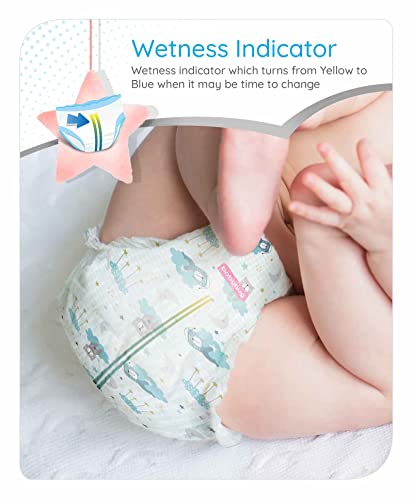 Image of Babyhug Pro Tape Style Diaper Mediam 80-Pieces (7 Upto 12 Kg)