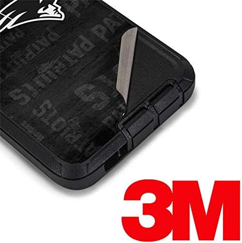 Skinit Decal Skin Compatible with OtterBox Defender Galaxy S10 - Officially Licensed NFL New England Patriots Black & White Design