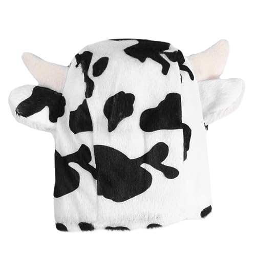 Sombrero disfraz de vaca para perro de peluche POPETPOP