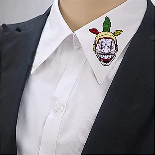 American X Horror Story Twistty The Clown Enamel Lapel Pin Evil Killer Badge Horror Movie Brooch BackpackHalloween Decoration Jewelry Gift for Kids Friends2