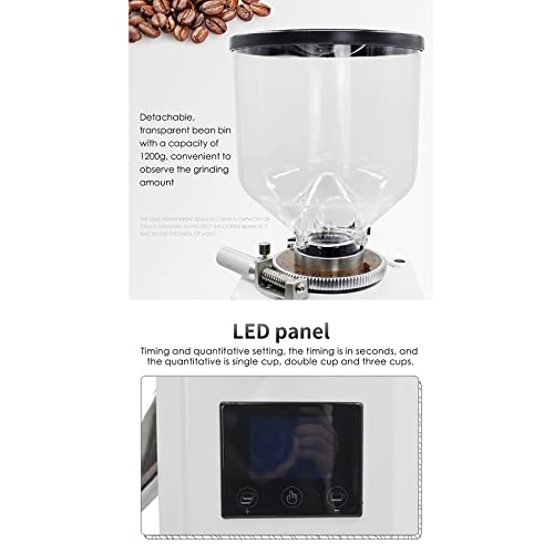 Feixunfan Kaffeemühle 1.5l Espresso-Kaffeemühle 350W Flacher Whetstone-Kaffee Miller Einstellbar Grobfest für Kaffee… – Bild 5