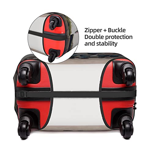Custom Design Elastic Luggage Cover Personality Suitcase Cover for 18-32inch (XL, fit 29-32 Inch Luggage)2