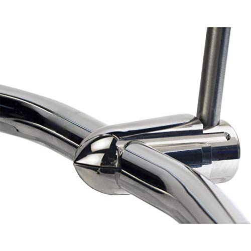 Pro Pad RFM-RDHB765IN Extended .765  Motorcycle Highway Flag Mount Kit for Indian Motorcycles, Horizontal Round Bar, Stainless Steel