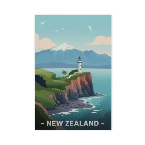 Poster tourisme néo-zélandais sur toile pour habiller un mur vide