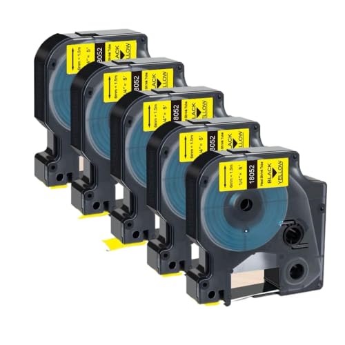 5/10pk�݊����̂���M���k�`���[�u18051 18055 18053 18054 for 4200 5200�v�����^�[(5PK 6mm Yellow)